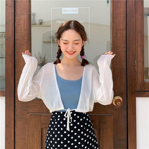 women's blouses & shirts women blouse shirt summer super thin cardigan drawstring loose chiffon short blusas ropa de mujer, White
women's blouses & shirts women blouse shirt summer super thin cardigan drawstring loose chiffon short blusas ropa de mujer, White