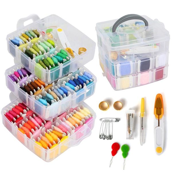 sewing notions & tools looen embroidery thread floss set 150 colors cross stitch threads scissors needles accessories kit for women, Black
sewing notions & tools looen embroidery thread floss set 150 colors cross stitch threads scissors needles accessories kit for women, Black