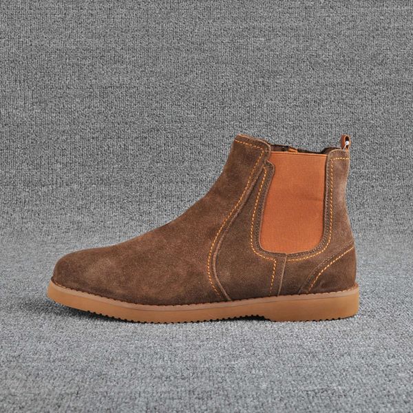men's boots in autumn and winter, White;red