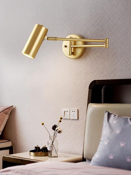 wall lamp folding adjustable night reading nordic led lights bedroom bedside living room modern creative illumination 
wall lamp folding adjustable night reading nordic led lights bedroom bedside living room modern creative illumination