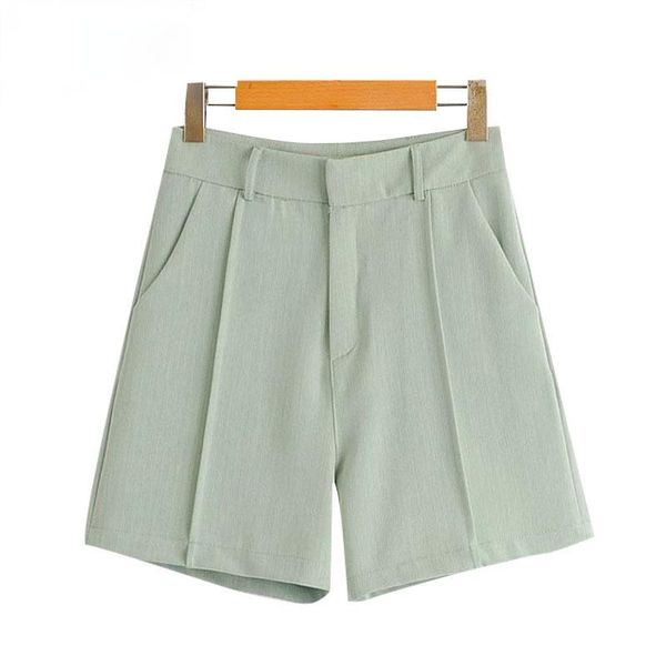 women's shorts women chic fashion side pockets straight vintage high waist zipper female short pants, White;black
women's shorts women chic fashion side pockets straight vintage high waist zipper female short pants, White;black