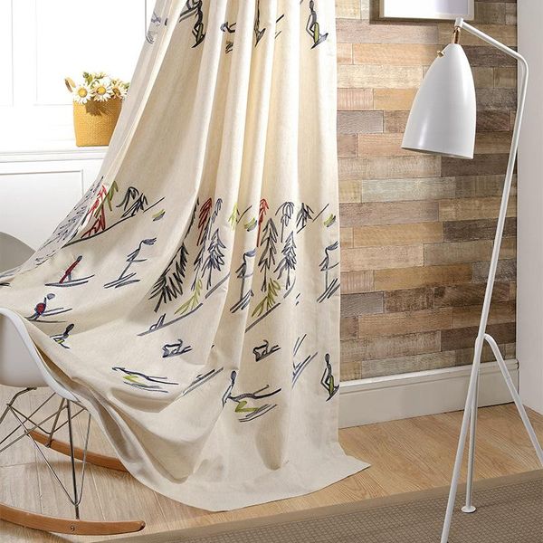 curtain & drapes american simple modern cotton embroidered semi blackout curtains for living room bedroom
curtain & drapes american simple modern cotton embroidered semi blackout curtains for living room bedroom