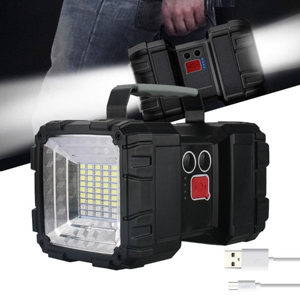 flashlights torches super bright led rechargeable double head searchlight handheld work light spotlight floodling xhp70.2 lights 
flashlights torches super bright led rechargeable double head searchlight handheld work light spotlight floodling xhp70.2 lights