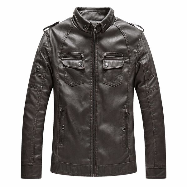 quality autumn men's from warm coat lazer masculine motorcycle jacket to taste of leather pu plus size 4xl 7qt0, Black
quality autumn men's from warm coat lazer masculine motorcycle jacket to taste of leather pu plus size 4xl 7qt0, Black