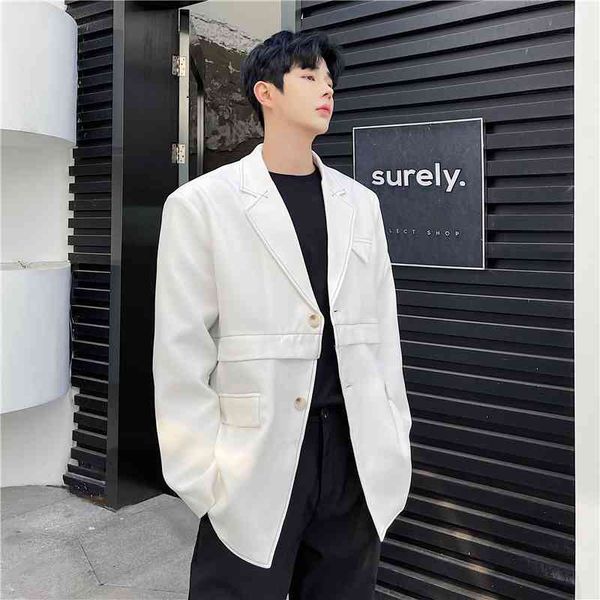 men's suits & blazers blazer men male solid loose suit jacket classical black/white spring casual mens fashion streetwear 30l4, White;black
men's suits & blazers blazer men male solid loose suit jacket classical black/white spring casual mens fashion streetwear 30l4, White;black