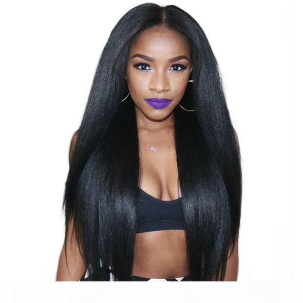 full lace human hair wigs light yaki straight hd transparent lace glueless unprocessed virgin brazilian yaki human hair wig lacefront, Black;brown
full lace human hair wigs light yaki straight hd transparent lace glueless unprocessed virgin brazilian yaki human hair wig lacefront, Black;brown