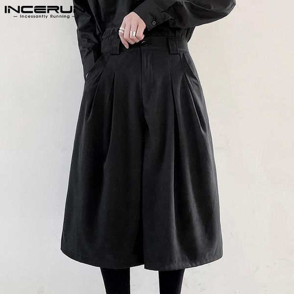 incerun men wide leg pants button joggers loose pockets leisure skirts trousers men streetwear fashion pantalones hombre s-5xl, Black
incerun men wide leg pants button joggers loose pockets leisure skirts trousers men streetwear fashion pantalones hombre s-5xl, Black