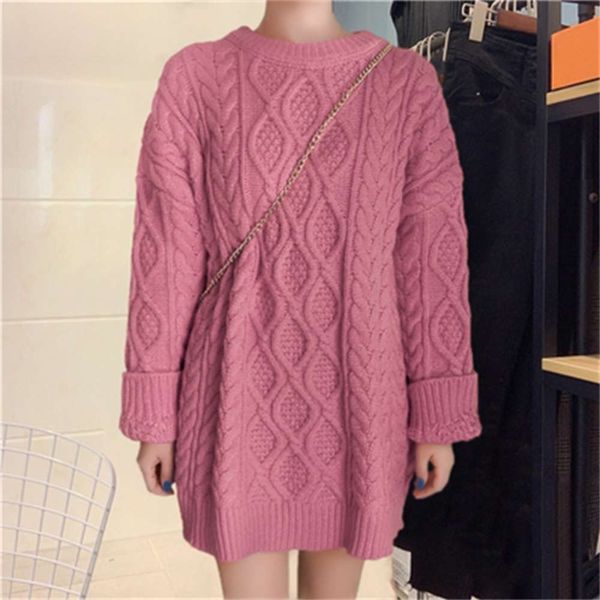 2020 new autumn and winter large twist pullover women's loose korean thickened lazy wind woolen sweater, White;black
2020 new autumn and winter large twist pullover women's loose korean thickened lazy wind woolen sweater, White;black