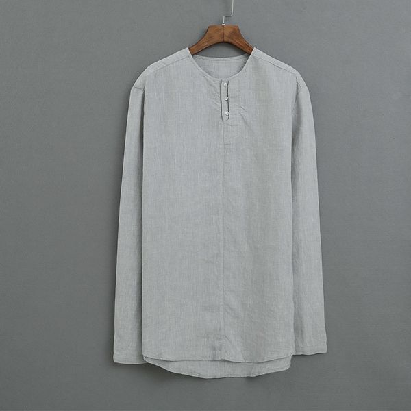 2021 new designer 100% linen long-sleeved summer and autumn gray men shirts solid comfortable collarless shirt male chemise kkx3, White
2021 new designer 100% linen long-sleeved summer and autumn gray men shirts solid comfortable collarless shirt male chemise kkx3, White
