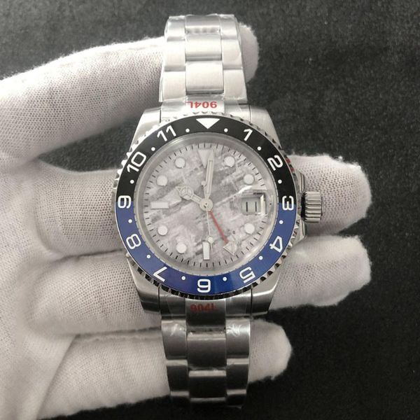 wristwatches watch 40mm greenwich mean time white grain sterile dial stainless steel silver case rotating bezel blue luminous q2, Slivery;brown
wristwatches watch 40mm greenwich mean time white grain sterile dial stainless steel silver case rotating bezel blue luminous q2, Slivery;brown