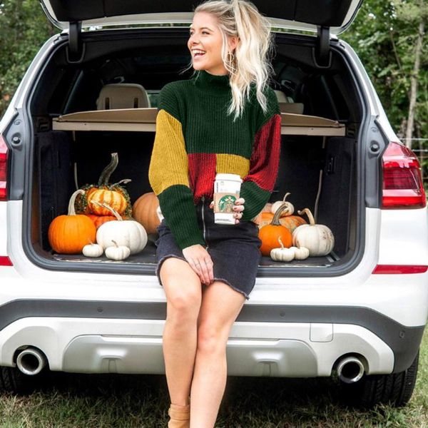 women's sweaters euramerican women sweater pullover patchwork long sleeve shirt femmes loose o-neck lady pulloers female, White;black
women's sweaters euramerican women sweater pullover patchwork long sleeve shirt femmes loose o-neck lady pulloers female, White;black