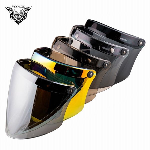 vcoros 3-snap lens for retro scooter motorcycle open face vintage helmet bubble visor capacete
vcoros 3-snap lens for retro scooter motorcycle open face vintage helmet bubble visor capacete