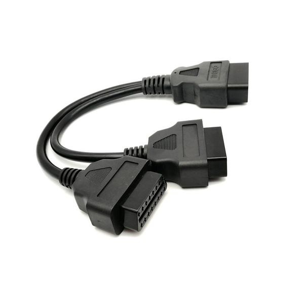 code readers & scan tools 30cm 16 pin obd2 obdii splitter extension y cable j1962 male to dual female obd connectors cables wire hardness 
code readers & scan tools 30cm 16 pin obd2 obdii splitter extension y cable j1962 male to dual female obd connectors cables wire hardness