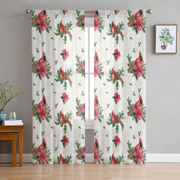 curtain & drapes christmas cardinals poinsettia tulle curtains for living room bedroom home decor chiffon sheer voile kitchen
curtain & drapes christmas cardinals poinsettia tulle curtains for living room bedroom home decor chiffon sheer voile kitchen