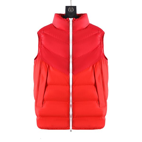 men's winter new sports leisure stand collar down cotton vest public version 5785, Black;white
men's winter new sports leisure stand collar down cotton vest public version 5785, Black;white