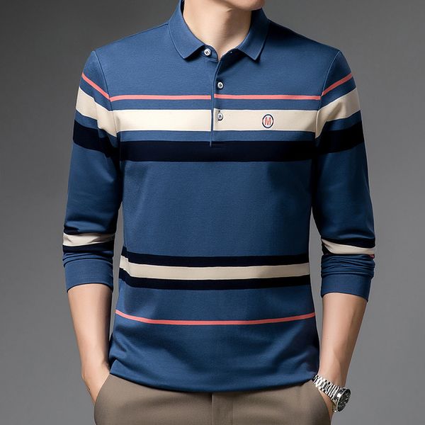 spring and autumn 2021 long sleeve t-shirt youth busins casual sweater men's lapel stripe polo men's wear, Black
spring and autumn 2021 long sleeve t-shirt youth busins casual sweater men's lapel stripe polo men's wear, Black