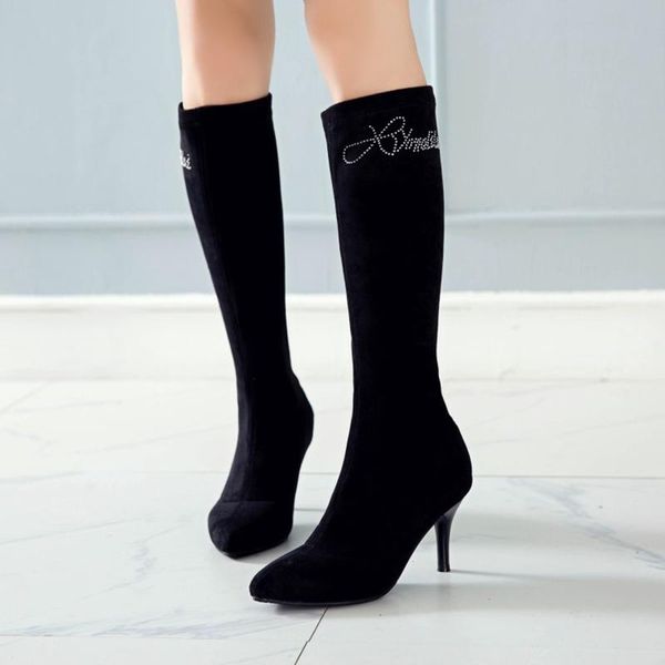 boots women black knee high pointed toe heels long ladies comfortable autumn winter plus size 32-45 shoes
boots women black knee high pointed toe heels long ladies comfortable autumn winter plus size 32-45 shoes