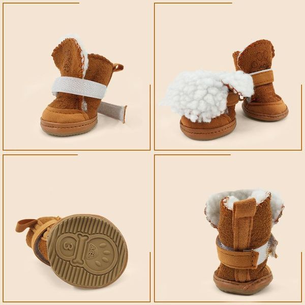 dog apparel 4pcs/set pet dogs winter shoes snow waterproof booties socks rubber anti-slip for small puppies footwear boot
dog apparel 4pcs/set pet dogs winter shoes snow waterproof booties socks rubber anti-slip for small puppies footwear boot