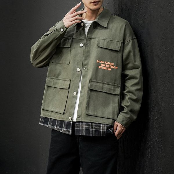 new 2021 fashion cargo autumn man oversize coat casual 5xl jacket for men men's clothing streetwear rlge, Black;brown
new 2021 fashion cargo autumn man oversize coat casual 5xl jacket for men men's clothing streetwear rlge, Black;brown