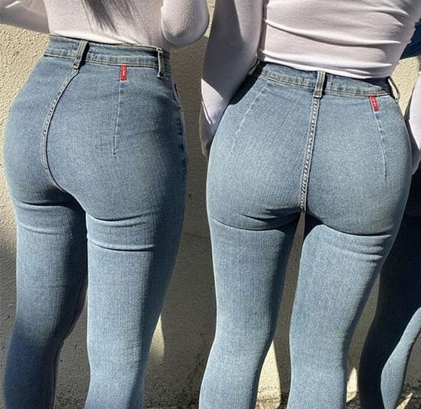 women's boutique stretch jeans high waist tight-fitting autumn and winter new blue retro washed slim fit buttocks pencil pants
women's boutique stretch jeans high waist tight-fitting autumn and winter new blue retro washed slim fit buttocks pencil pants