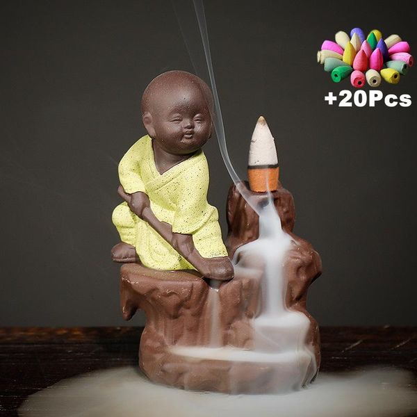 gift 20pcs incense cones chinese monk zen feng shui yoga decoration handmade ceramic backflow incense burner pet
gift 20pcs incense cones chinese monk zen feng shui yoga decoration handmade ceramic backflow incense burner pet