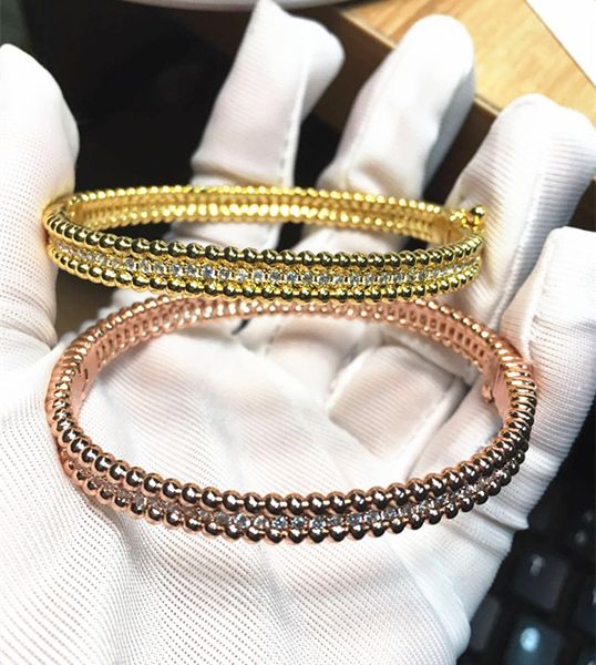 fashion women one layer zircon bangle marked logo bracelet bead ball one circle bracelet female jewelry, Black
fashion women one layer zircon bangle marked logo bracelet bead ball one circle bracelet female jewelry, Black