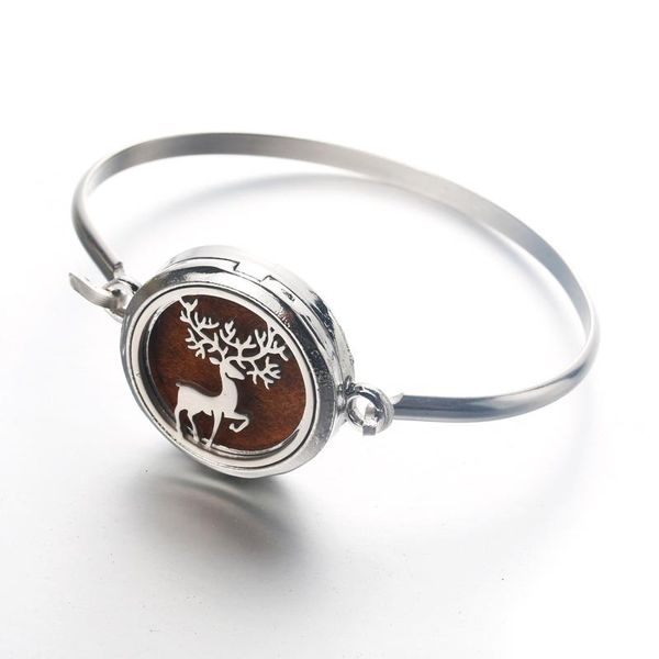 charm bracelets stainless steel elk pattern aroma spread bangles perfume essential oil diffuser lockets magnetic, Golden;silver
charm bracelets stainless steel elk pattern aroma spread bangles perfume essential oil diffuser lockets magnetic, Golden;silver