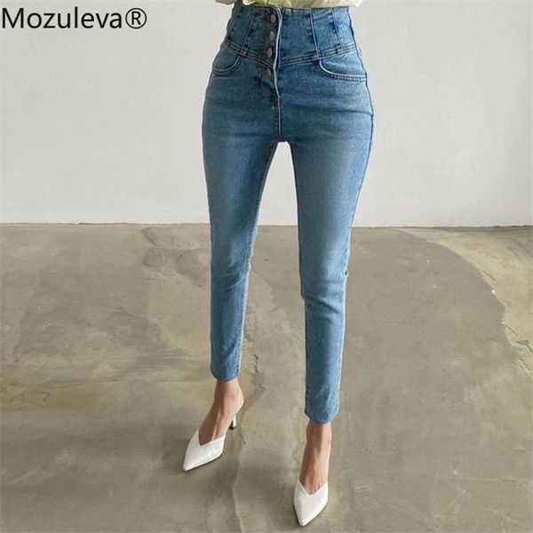 mozuleva autumn vintage single-breasted women denim 2021 high waist stretch capris female streetwear jeans pants, Blue
mozuleva autumn vintage single-breasted women denim 2021 high waist stretch capris female streetwear jeans pants, Blue