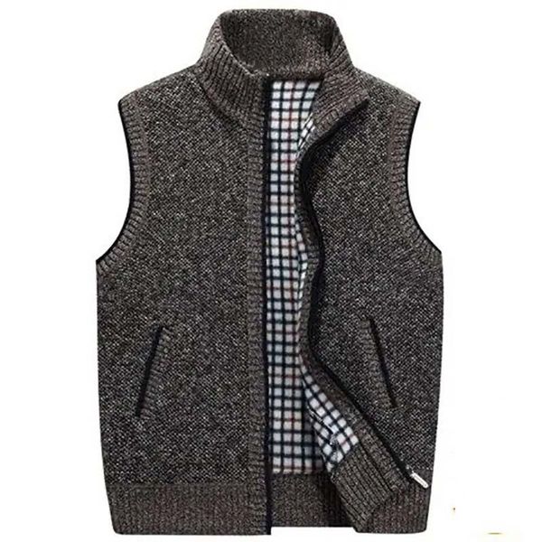 men's vests sweaters vest thick warm sleeveless jackets casual pull coat autumn winter knitted zipper gilet outerwear casaco masculino, Black;white
men's vests sweaters vest thick warm sleeveless jackets casual pull coat autumn winter knitted zipper gilet outerwear casaco masculino, Black;white