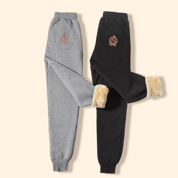 2021 new winter thick cashmere sweatpants warm women's casual jogger's pants will fall into their sweatpants. se39, Black;white
2021 new winter thick cashmere sweatpants warm women's casual jogger's pants will fall into their sweatpants. se39, Black;white
