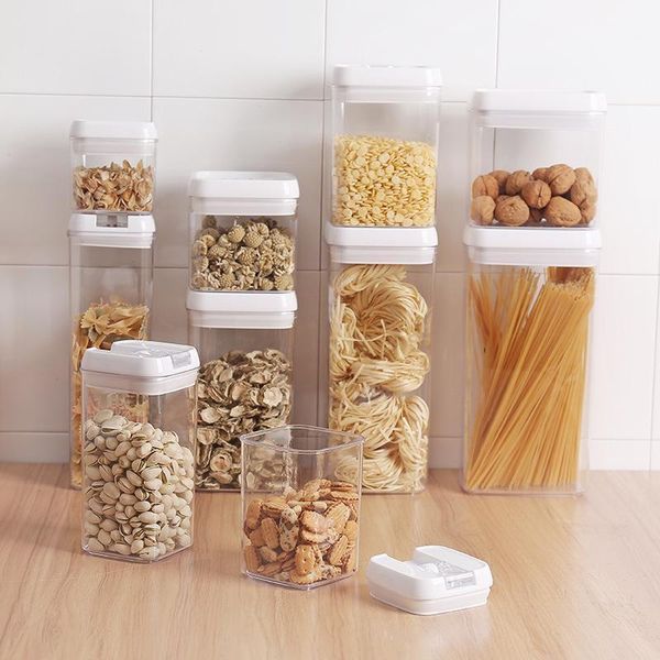 storage bottles & jars transparent square sealed jar creative household kitchen moisture-proof freshness box grains food
storage bottles & jars transparent square sealed jar creative household kitchen moisture-proof freshness box grains food