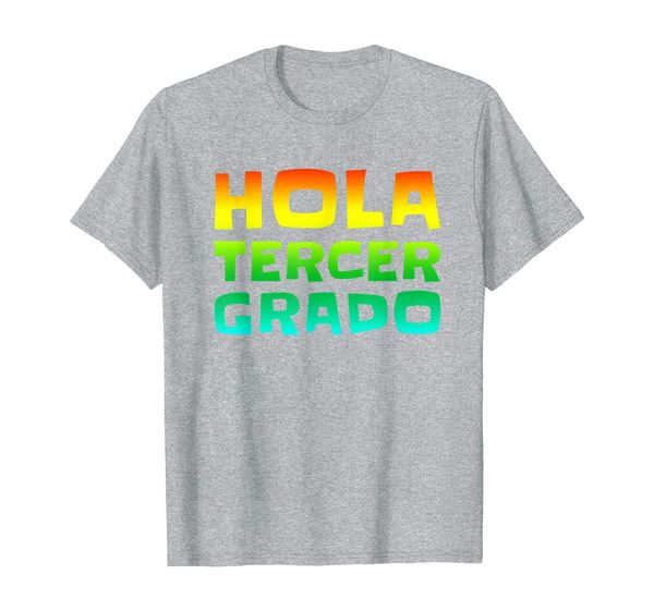 spanish hello third grade, White;black