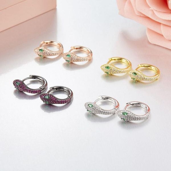 hoop & huggie 2021 925 sterling silver 4 gold colors green eyes snake earrings cubic zirconia stones women fine jewelry, Golden;silver
hoop & huggie 2021 925 sterling silver 4 gold colors green eyes snake earrings cubic zirconia stones women fine jewelry, Golden;silver