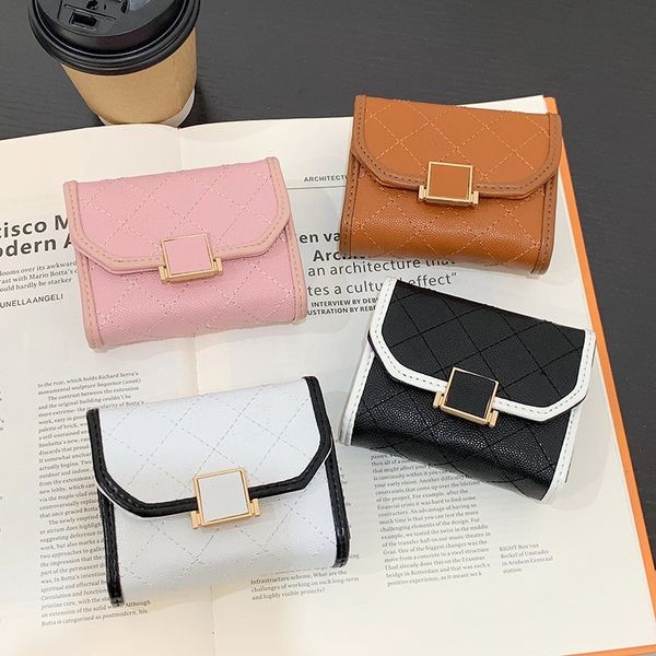 korean the of short new lattice coin retro purse card position multi-card version ladies buckle simple small wallet pu holder eikqs
korean the of short new lattice coin retro purse card position multi-card version ladies buckle simple small wallet pu holder eikqs