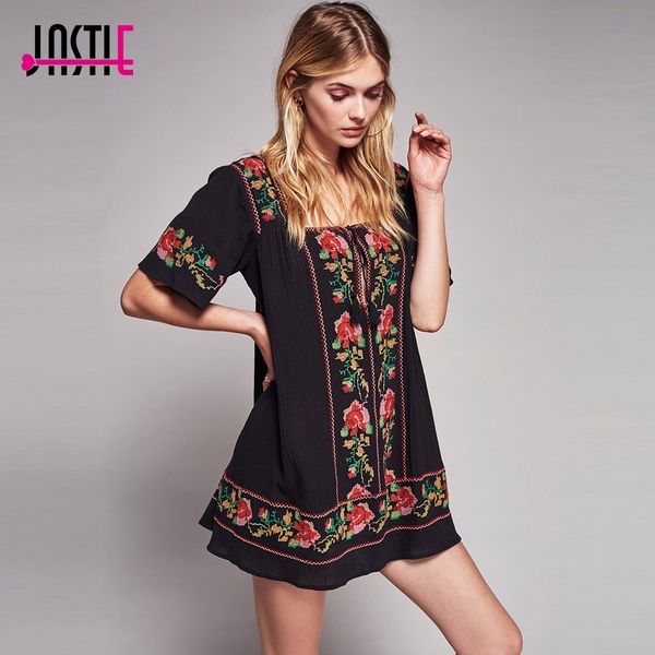 2021 new vintage black elegant bohemian summer dress embroidery mini square collar robe femme boho beach style vestidos svfb, Black;gray
2021 new vintage black elegant bohemian summer dress embroidery mini square collar robe femme boho beach style vestidos svfb, Black;gray