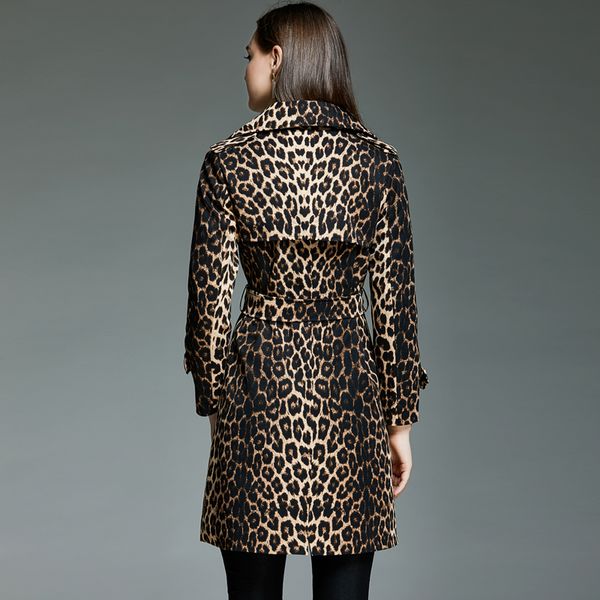 2021 autumn new trench coat for sleeve leopard double-breasted long windbreaker fashion plus size slim women overcoat 0md1, Tan;black
2021 autumn new trench coat for sleeve leopard double-breasted long windbreaker fashion plus size slim women overcoat 0md1, Tan;black