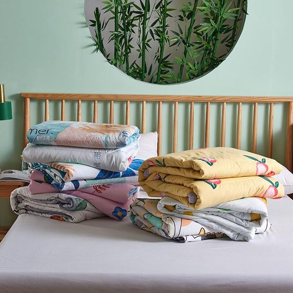 comforters & sets printing air conditioner quilt summer washed cotton bed cover soft breathable blanket thin comforter for kids and adults
comforters & sets printing air conditioner quilt summer washed cotton bed cover soft breathable blanket thin comforter for kids and adults