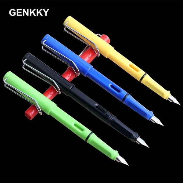 3pcs multi-colored fountain pen full plactic luxury pens office school or gift stationery supplies writing black blue red ink
3pcs multi-colored fountain pen full plactic luxury pens office school or gift stationery supplies writing black blue red ink