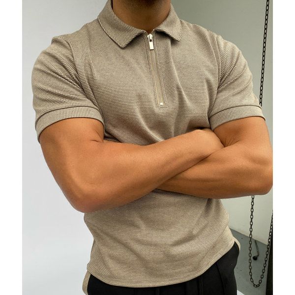 unruliness pattern men's zipper polo shirt comfortable breathable fashionable cool daily travel work party, White;black
unruliness pattern men's zipper polo shirt comfortable breathable fashionable cool daily travel work party, White;black