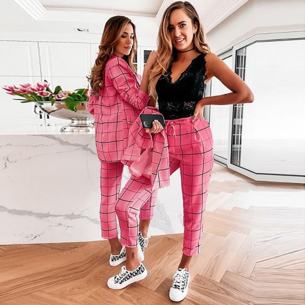 women's two piece pants 2021 women two-piece set satin rose red vintage office lady single button blazer female elastic high waist plai, White
women's two piece pants 2021 women two-piece set satin rose red vintage office lady single button blazer female elastic high waist plai, White