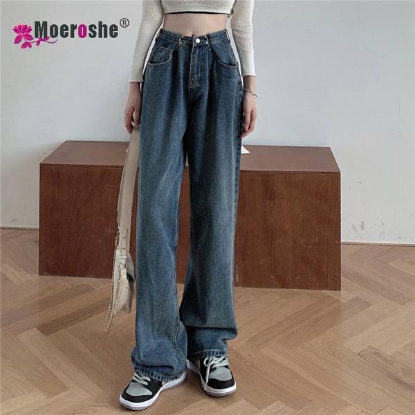 women's jeans moeroshe women high waist casual plus size s-4xl loose straight denim drape mopping pants fashion harajuku female trouser, Blue
women's jeans moeroshe women high waist casual plus size s-4xl loose straight denim drape mopping pants fashion harajuku female trouser, Blue