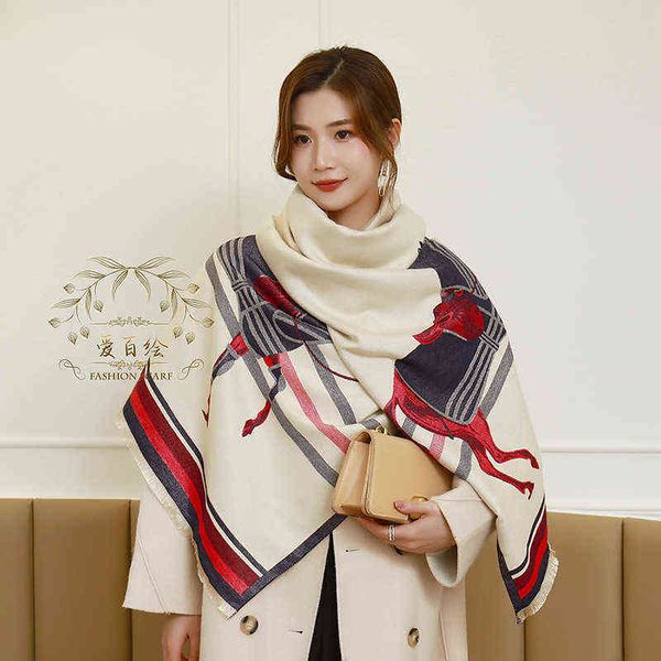 scarves 2022 winter imitation cashmere beige scarf jacquard fashion thickened medium and long shawl, Blue;gray
scarves 2022 winter imitation cashmere beige scarf jacquard fashion thickened medium and long shawl, Blue;gray
