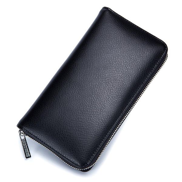 card holders leather organ case long wallet passport rfid multi-card multi-function large-capacity business, Brown;gray
card holders leather organ case long wallet passport rfid multi-card multi-function large-capacity business, Brown;gray