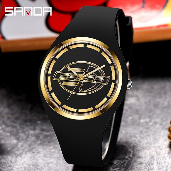 wristwatches sanda fashion ladies leisure sports quartz watches men waterproof luxury and women student relógio masculino, Slivery;brown
wristwatches sanda fashion ladies leisure sports quartz watches men waterproof luxury and women student relógio masculino, Slivery;brown