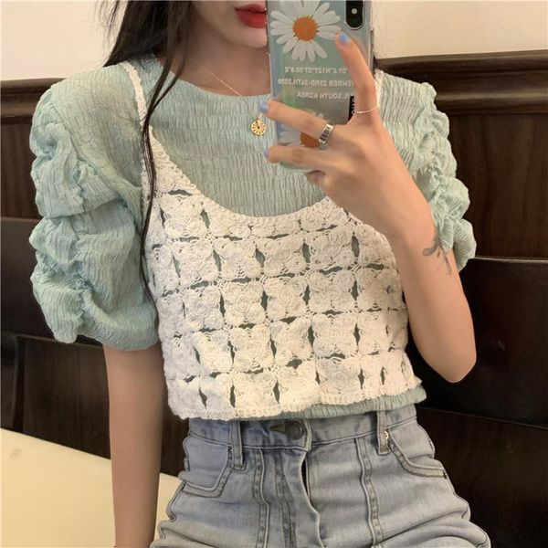 qooth womens loose blouse and vest two pieces summer short sleeve blouses beach boho casual long sleeve female student blouse qh2395, White
qooth womens loose blouse and vest two pieces summer short sleeve blouses beach boho casual long sleeve female student blouse qh2395, White
