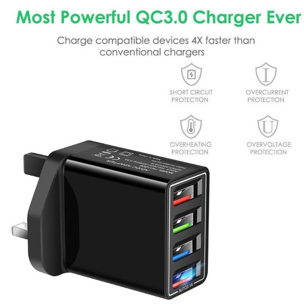smart power plugs 4 port usb hub wall charger adapter phone for and android qc 3.0 fast quick uk plug 20jun 23
smart power plugs 4 port usb hub wall charger adapter phone for and android qc 3.0 fast quick uk plug 20jun 23