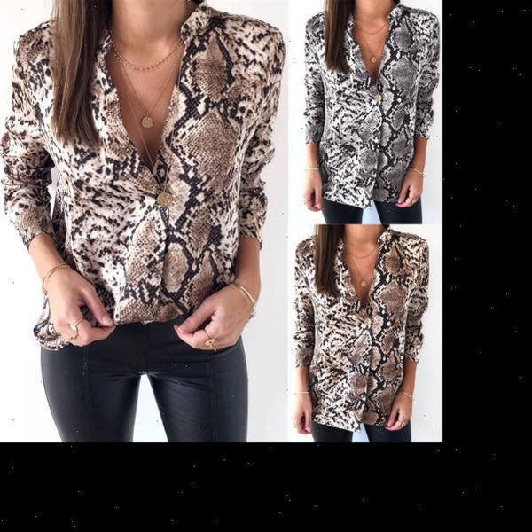 new fashion elegant women snake skin print tee shirt ladies button v neck blouse plus size streetwear, White
new fashion elegant women snake skin print tee shirt ladies button v neck blouse plus size streetwear, White