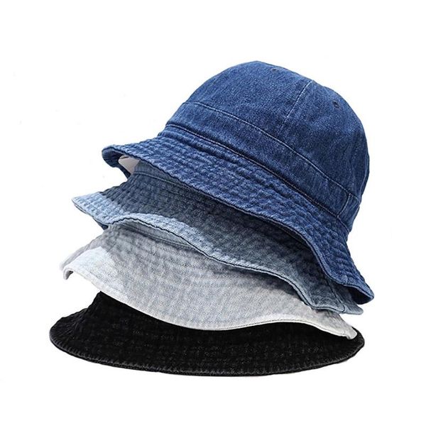 wide brim hats 2021 fashion outdoor sun hat travel casual bucket sunscreen wild trend breathable cap, Blue;gray
wide brim hats 2021 fashion outdoor sun hat travel casual bucket sunscreen wild trend breathable cap, Blue;gray