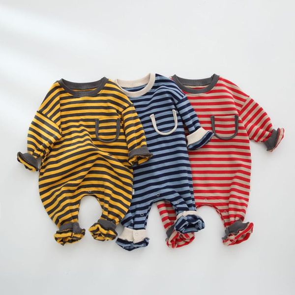 jumpsuits 2021 spring autumn baby jumpsuit infant striped long sleeved romper for boys girls comfortable casual 0-2 years, Blue
jumpsuits 2021 spring autumn baby jumpsuit infant striped long sleeved romper for boys girls comfortable casual 0-2 years, Blue
