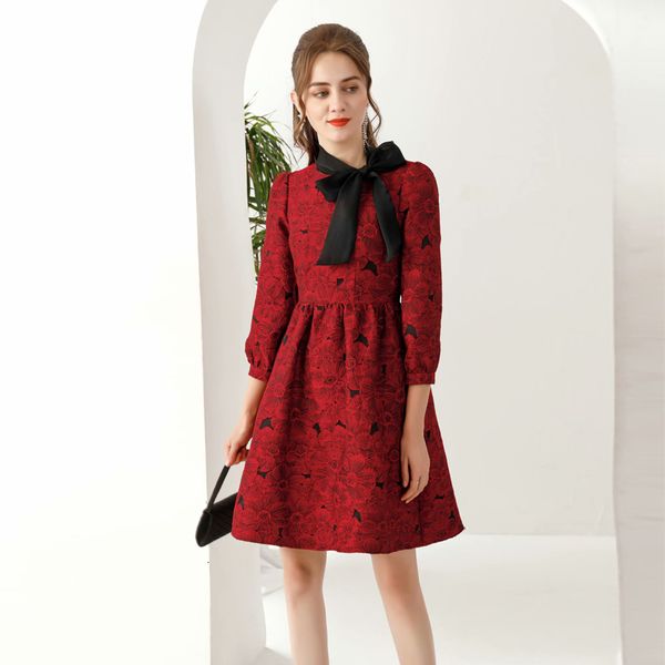new fashion spring autumn vintage chic red lace long sleeve party women's dresses knee length 0erp, Black;gray
new fashion spring autumn vintage chic red lace long sleeve party women's dresses knee length 0erp, Black;gray